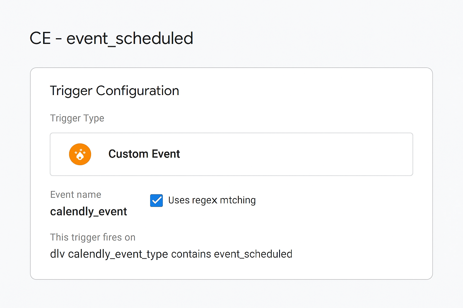 Trigger Configuration - CE - event_scheduled
