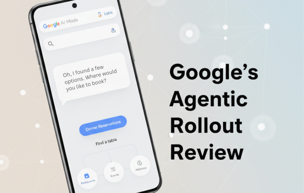 Google Agentic Booking Rollout